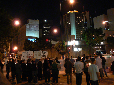 Protesting 4th & B Buju Banton 10-4-06