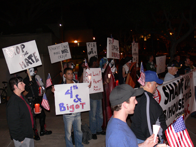 Candle Light Vigil at 4th & B Buju Banton 10-4-06