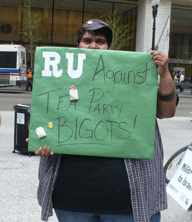 R U Againsts Tea Party BIGOTS!