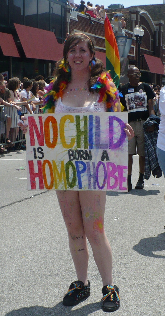 No Child is born a Homophobe.