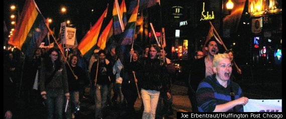 Chicago Gay Marriage Rally: LGBT Activists March For Equality In Boystown